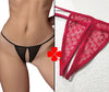 Crotchless thong Women&#39;s Sexy panty snazzyway