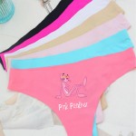 Pink Panther Smooth Cotton Thong Panties Pack-7 FRENCH DAINA