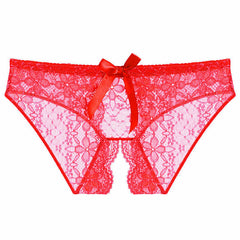 Women Sexy Crotchless Lace Open Crotch Underwear French Daina