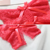 Ladies Sexy Tie-Side Crotchless Lace Thong G-String Lingerie Panties Knickers French Daina