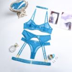 “French Daina” Five piece bridal lingerie set French Daina