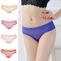 2 Pack Plus size see through thong panties French Daina