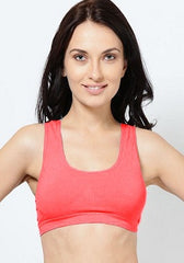 Coral Sports Bra snazzyway