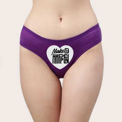 Heart-themed 'Make it Happen' Custom Panty snazzyway