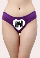 Heart-themed 'Make it Happen' Custom Panty snazzyway