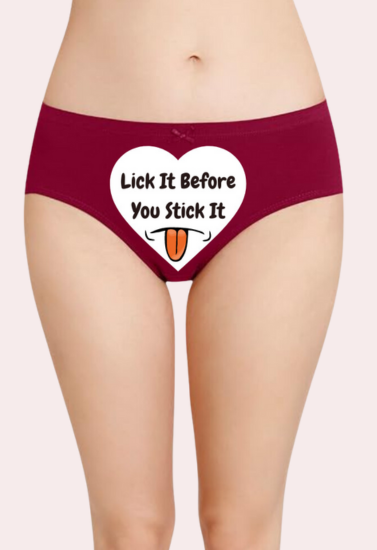 Playful Custom Message Intimate Panty snazzyway