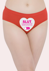 Heart-themed ‘Slut Mode On’ text Custom Panty snazzyway