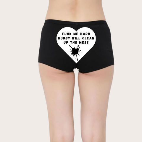 Personalized Naughty Text Panties for Her snazzyway