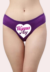 Wanna Play in Style- Heart-themed Custom Panty snazzyway