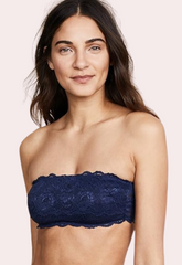 Sexy Tube Bandeau Bra Top in Striking Cobalt snazzyway