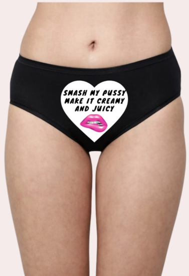 "Personalized Love Note Naughty Panty snazzyway