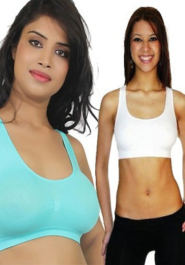 Womens Pack Of 2 Sports Bra snazzyway