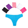 5 Pack Assorted Low Rise Bikini Thong Panty snazzyway